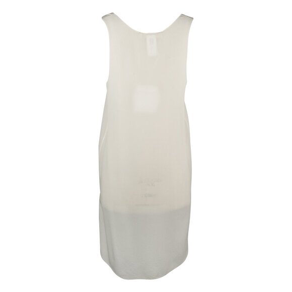 Chloe Top Semi Sheer Sleeveless Tunic in Milk 34 / 4 - Picture 4 of 5